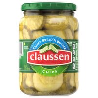 Claussen Sweet Bread 'N Butter Chips Pickles, 24 fl oz, 24 Fluid ounce