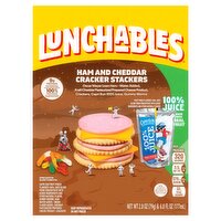 Lunchables Ham and Cheddar Cracker Stackers Fun Pack, 2.8 oz, 1 Each