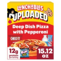 Lunchables Uploaded Deep Dish Pizza with Pepperoni Meal Kit