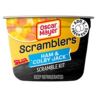 Oscar Mayer Scramblers Ham and Colby Jack Scramble Kit, 3 oz