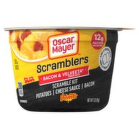 Oscar Mayer Scramblers Bacon & Velveeta Cheese Sauce Scramble Kit, 3 oz