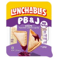 Lunchables PB&J Peanut Butter Sandwich & Grape Dip, 2.27 oz