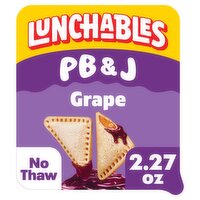 Lunchables PB&J Peanut Butter Sandwich & Grape Dip, 2.27 oz