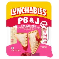 Lunchables PB&J Peanut Butter Sandwich & Strawberry Flavored Dip, 2.27 oz