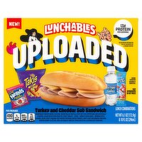 Lunchables Uploaded Turkey and Cheddar Sub Sandwich Lunch Combinations