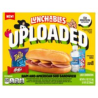 Lunchables Uploaded Ham and American Sub Sandwich Lunch Combinations