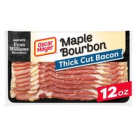 Oscar Mayer Evan Williams Thick Cut Bacon Maple Bourbon, 12 oz