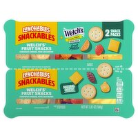 Lunchables Snackables Welch's Mixed Cheddar Cheese, Mini Crackers Fruit Snacks, 2 Count, 3.81 oz