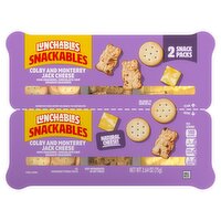 Lunchables Snackables Colby And Monterey Jack Cheese Crackers, 2 Count, 2.64 oz