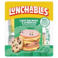 Lunchables Light Bologna & American Cracker Stackers, 3.1 oz