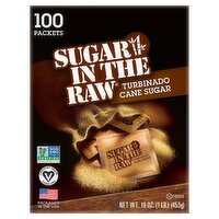 Sugar in the Raw Turbinado Cane Sugar, 100 count, 16 oz, 16 Ounce