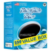 NatraTaste Blue Zero Calorie Sweetener Value Box, 250 count, 8.82 oz, 8.82 Ounce