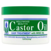 Hollywood Beauty Castor Oil Hair Treatment with Mink Oil, 7.50 oz