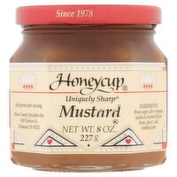 Honeycup Uniquely Sharp Mustard, 8 oz, 8 Ounce