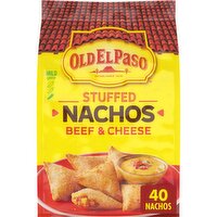 Old El Paso Beef & Cheese Stuffed Nachos, 40 count, 17 oz