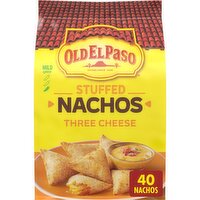 Old El Paso Three Cheese Stuffed Nachos, 40 count, 17 oz