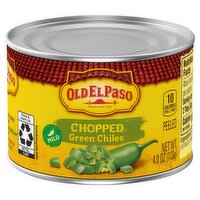 Old El Paso Peeled Chopped Green Chiles, 4.0 oz