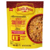 Old El Paso Microwavable Spicy Southwest Style Rice, 8.8 oz, 8.8 Ounce