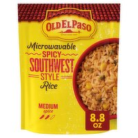 Old El Paso Microwavable Spicy Southwest Style Rice, 8.8 oz