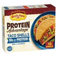 Old El Paso Protein Advantage Taco Shells, 10 count, 4.94 oz