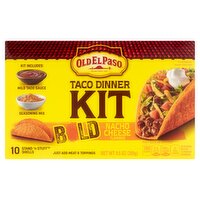 Old El Paso Bold Nacho Cheese Flavor Taco Dinner Kit, 9.5 oz