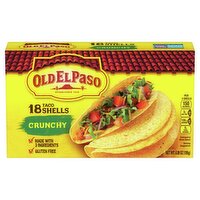 Old El Paso Crunchy Taco Shells, 18 count, 6.89 oz, 6.89 Ounce