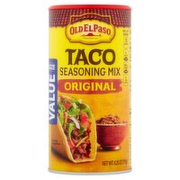 Old El Paso Original Taco Seasoning Mix Large Size, 6.25 oz