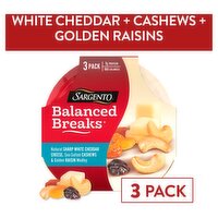 Sargento Balanced Breaks Snacks, 1.5 oz, 3 Count