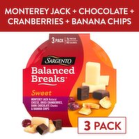 Sargento Balanced Breaks Sweet Snacks, 1.5 oz, 3 Count