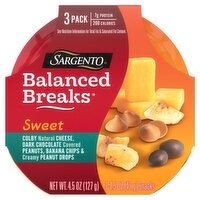 Sargento Balanced Breaks Sweet Snacks, 1.5 oz, 3 count, 4.5 Ounce