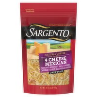 Sargento Fine Cut Shredded 4 Cheese Mexican Natural Cheese, 16 oz