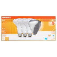 Sylvania LED 65W Soft White BR30 Flood Bulbs, 4 count