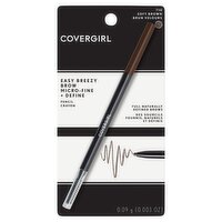 Covergirl Easy Breezy Brow Micro-Fine + Define 710 Soft Brown Pencil, 0.003 oz