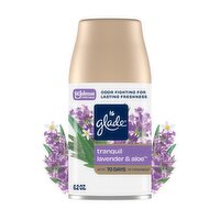 Glade Tranquil Lavender & Aloe Automatic Spray Refill, 6.2 oz, 6.2 Ounce