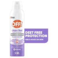Off! Fragrance Free Clean Feel Insect Repellent I, 5 oz