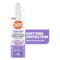 Off! Fragrance Free Clean Feel Insect Repellent I, 5 oz, 5 Ounce