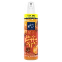 Glade Golden Pumpkin & Spice Air Freshener Limited Edition, 8.3 oz