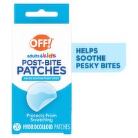Off! Adults & Kids Post-Bite Hydrocolloid Patches, 20 count