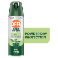 Off! Deep Woods Dry Insect Repellent VIII, 4 oz