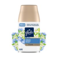 Glade Clean Linen Automatic Spray Refill, 6.2 oz, 6.2 Ounce