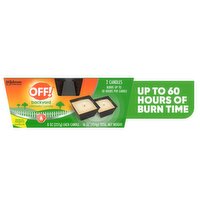 Off! Backyard Citronella Candle, 8 oz, 2 count