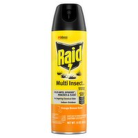 Raid Orange Breeze Scent Multi Insect Killer 7 Spray, 15 oz, 15 Ounce