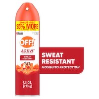 Off! Active Sweat Resistant Insect Repellent I, 7.5 oz