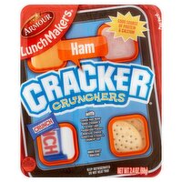 Armour LunchMakers Ham Cracker Crunchers with Crunch Bar, 2.4 oz, 2.44 Ounce