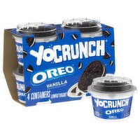 YoCrunch Vanilla Oreo Lowfat Yogurt, 4 oz, 4 count