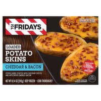 TGI Fridays Cheddar & Bacon Loaded Potato Skins, 8.54 oz