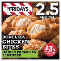 TGI Fridays Garlic Parmesan Flavored Boneless Chicken Bites, 10 oz