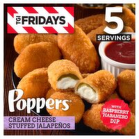 TGI Fridays Poppers Cream Cheese Stuffed Jalapeños, 15 oz
