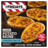 TGI Fridays Cheddar & Bacon Loaded Potato Skins, 13.5 oz