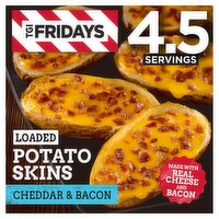 TGI Fridays Cheddar & Bacon Loaded Potato Skins, 13.5 oz, 13.5 Ounce
